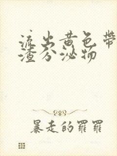 流出黄色带豆腐渣分泌物