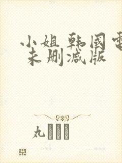 小姐 韩国电影 未删减版封面