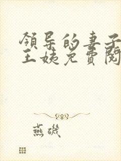 领导的妻子小说王姨免费阅读全文