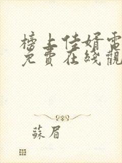 榜上佳婿电视剧免费在线观看