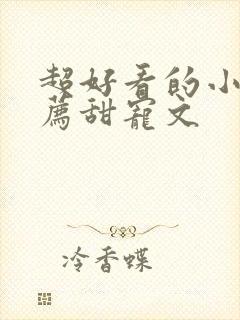 超好看的小说推荐甜宠文