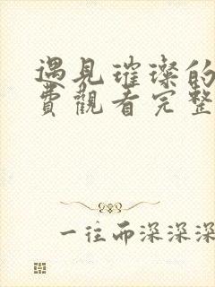 遇见璀璨的你免费观看完整版电视剧