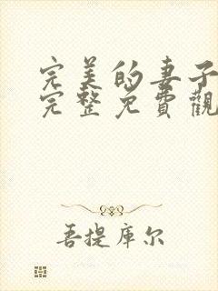 完美的妻子电影完整免费观看