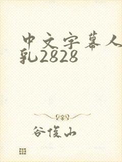 中文字幕人妻巨乳2828