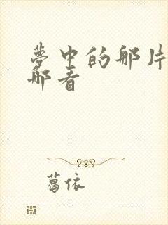 梦中的那片海在哪看