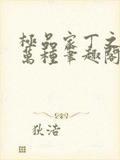 极品家丁之风情万种笔趣阁封面