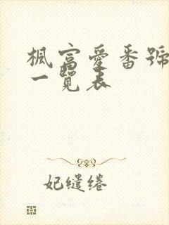 枫富爱番号封面一览表