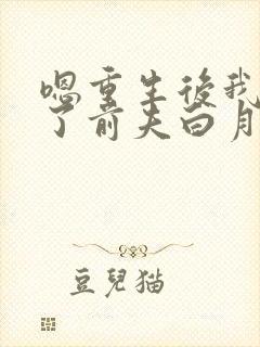 嗯重生后我顶替了前夫白月光