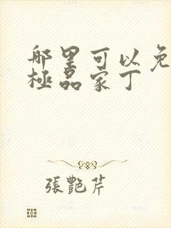 哪里可以免费看极品家丁