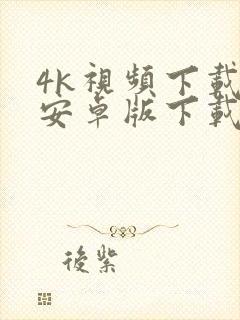 4k视频下载器安卓版下载