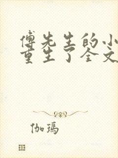 傅先生的小祖宗重生了全文