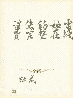 消失的她电影免费完整在线观看高清封面