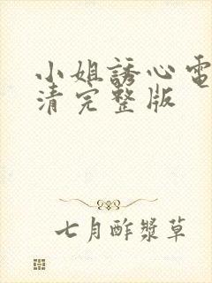 小姐诱心电影高清完整版封面