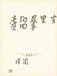 老狗尿里有血怎么回事