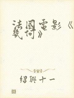 法国电影《爱我几何》