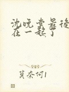 沈晚棠最后和谁在一起了