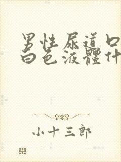 男性尿道口分泌白色液体什么原因