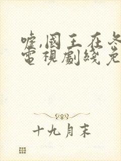 嘘,国王在冬眠电视剧线免费观看