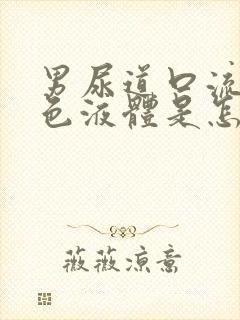 男尿道口流出黄色液体是怎么回事