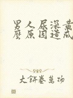 男人尿深黄是什么原因造成的