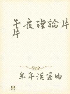 午夜理论片国产片