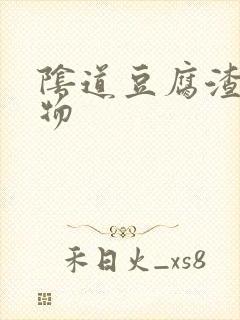 阴道豆腐渣排泄物