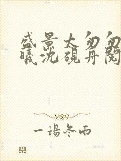 盛景太匆匆宁若曦沈砚舟阅读全文