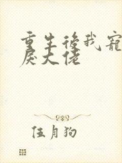 重生后我宠上冷戾大佬