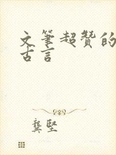 文笔超赞的宅斗古言