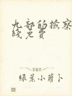 九部的检察官在线免费