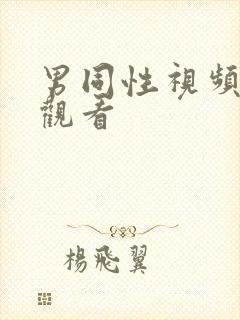 男同性视频在线观看