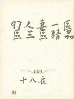 97人妻一区二区三区精品