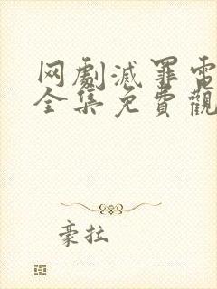 网剧灭罪电视剧全集免费观看