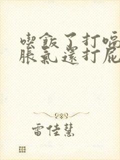 吃饭了打嗝肚子胀气还打屁