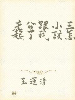 老公跟小三在一起了我该怎么办