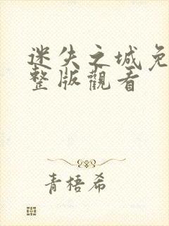 迷失之城免费完整版观看