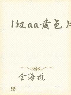 1级aa黄色片封面