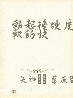 勃起后硬度不够软的快