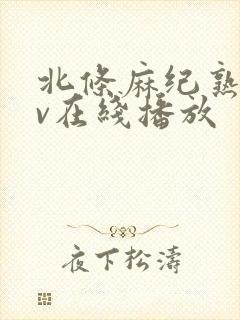 北条麻纪熟女av在线播放