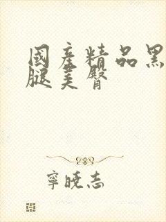 国产精品黑丝美腿美臀