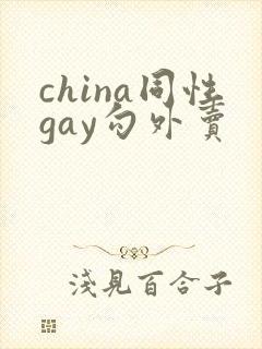 china同性gay勾外卖封面