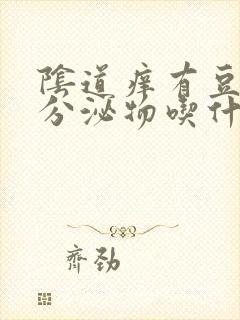 阴道痒有豆腐渣分泌物吃什么药