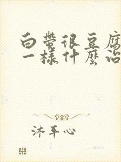 白带很豆腐渣状一样什么治