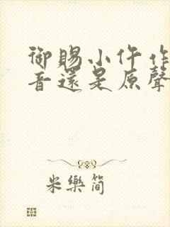 御赐小仵作是配音还是原声