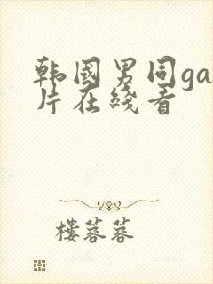 韩国男同gay片在线看封面