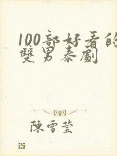 100部好看的双男泰剧