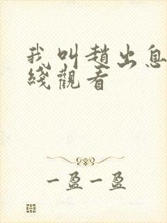 我叫赵出息 在线观看封面