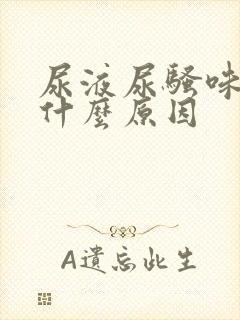 尿液尿骚味大是什么原因封面