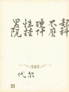 男性硬不起到医院挂什么科