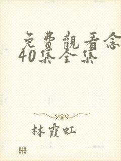 免费观看念无双40集全集